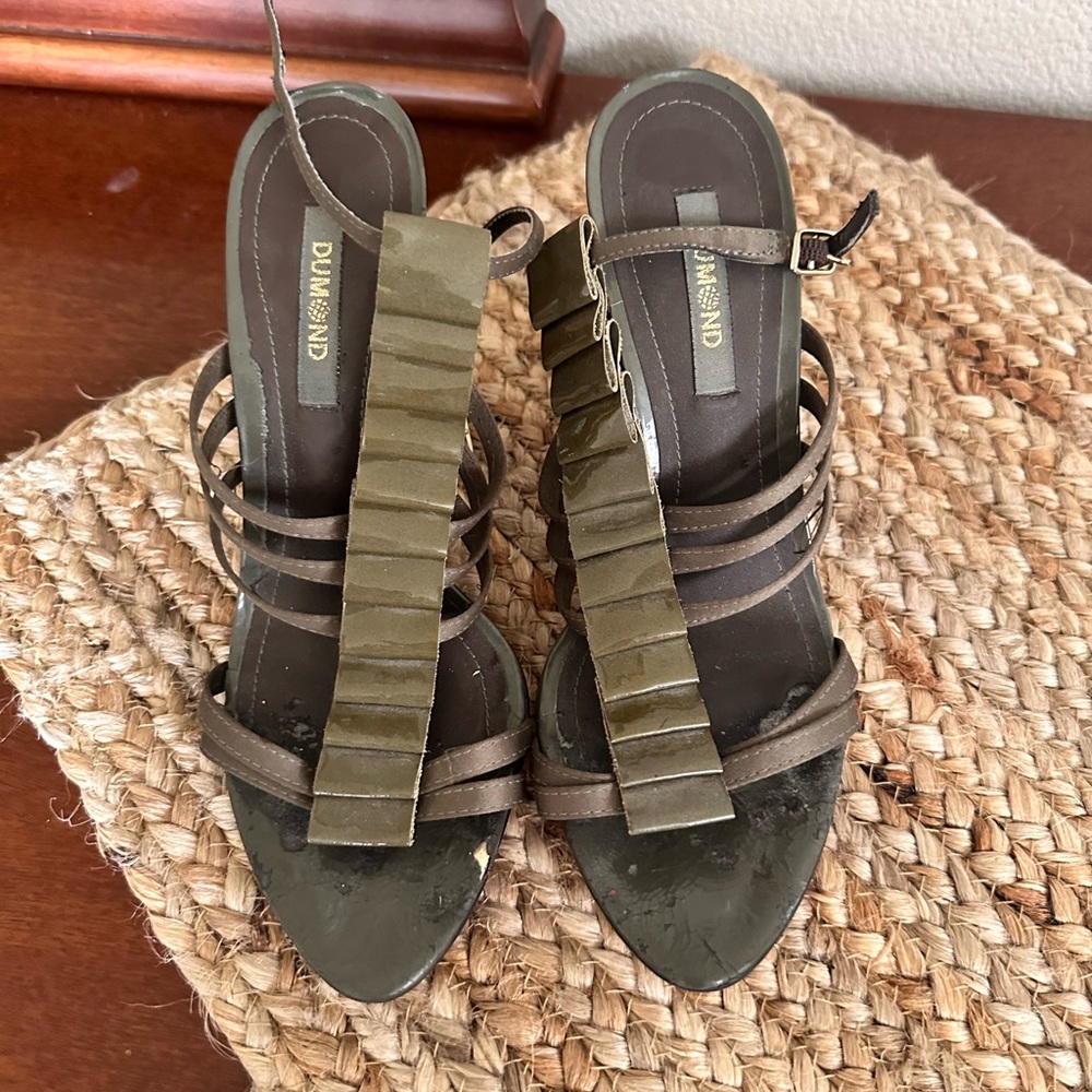 Green sandals